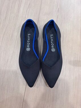 Rothy's Black Pointed Toe Flats 10.5